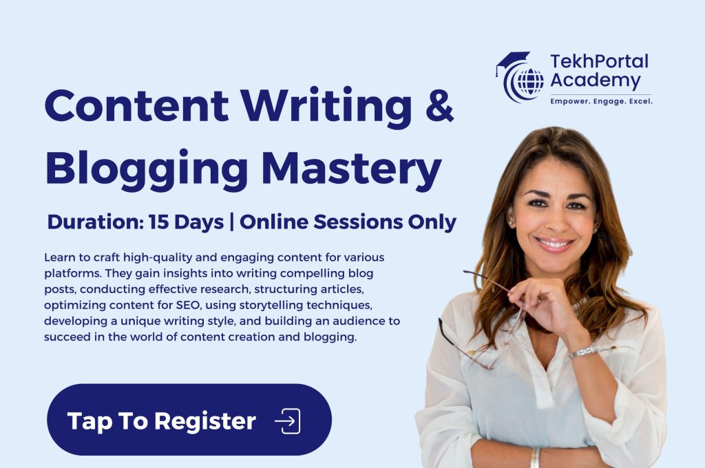 content writing and blogging mastery - tekhportal.com